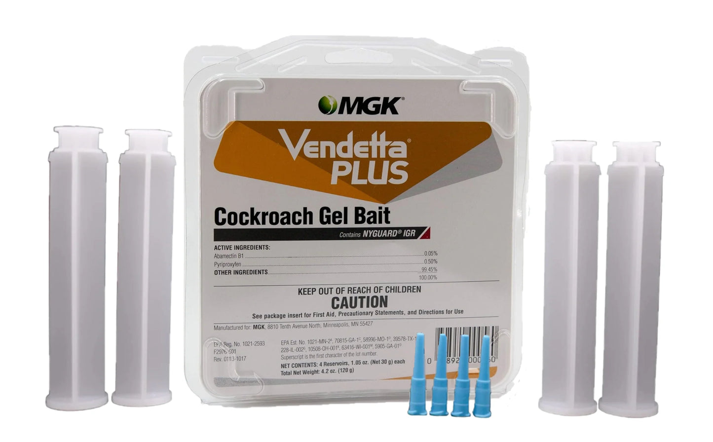 & Bait - pack Roach Plus 1 Vendetta Plungers, Highly Gel 30g - Tips, 4 Cockroach Bait 4 s x 4 Attractive -